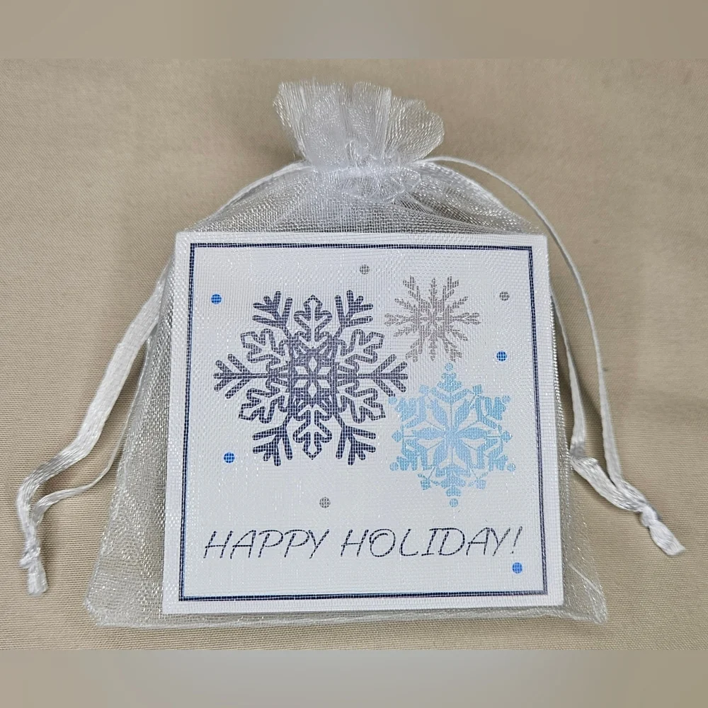 2/$12 Snowflake Soap NEW